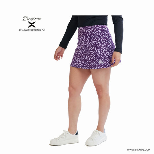 X-Feather Purple High Skort