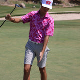 Pink Camo polo