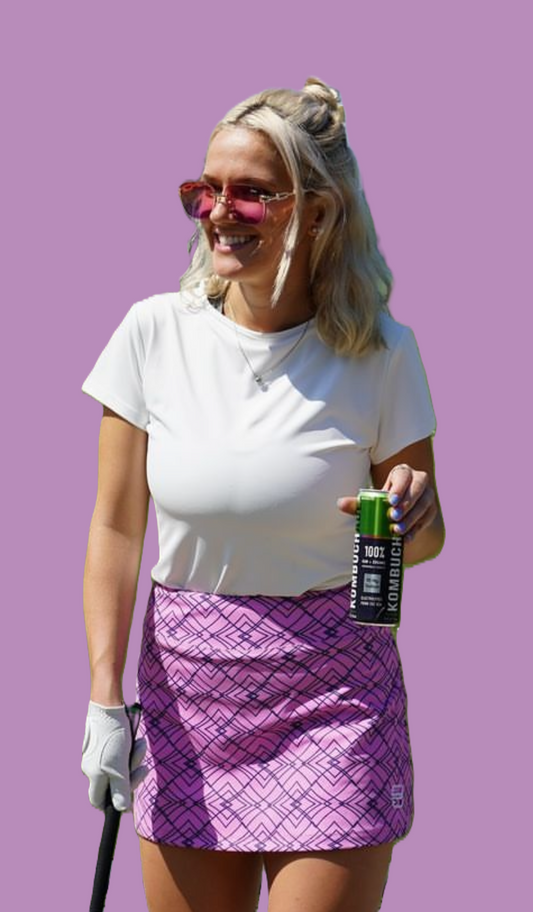 X-Geo Pink High Skort