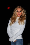 White Nylon Spandex Q Zip