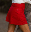 Red Fore Pocket skort