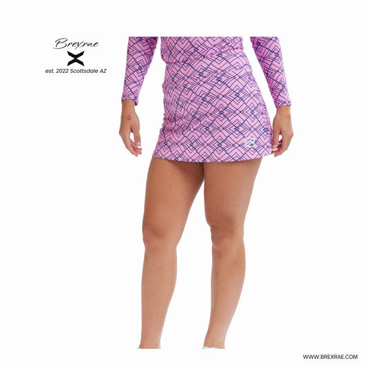 X-Geo Pink High Skort
