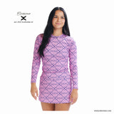 Brexrae X-Geo Pink Long Sleeve