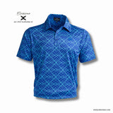 Brexrae X-Geo Blue Polo