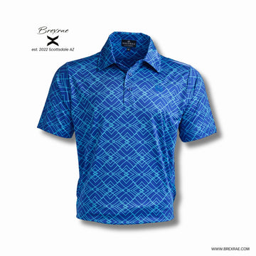 X-Geo Blue Polo