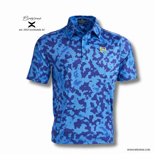 Ocean Camo Polo