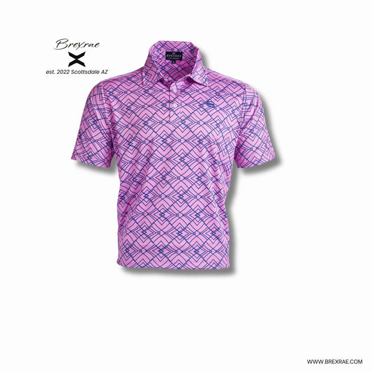 X-Geo Pink Polo