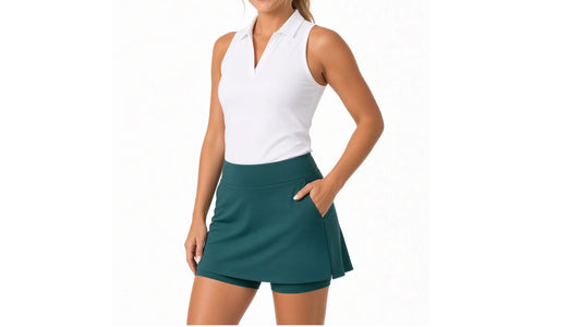 Teal Fore Skort