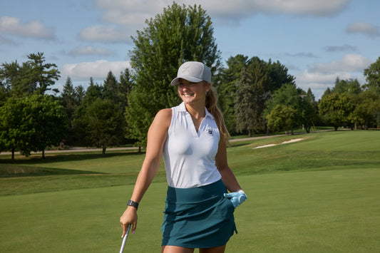 Teal Fore Skort
