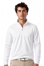 white Nylon Spandex Q Zip