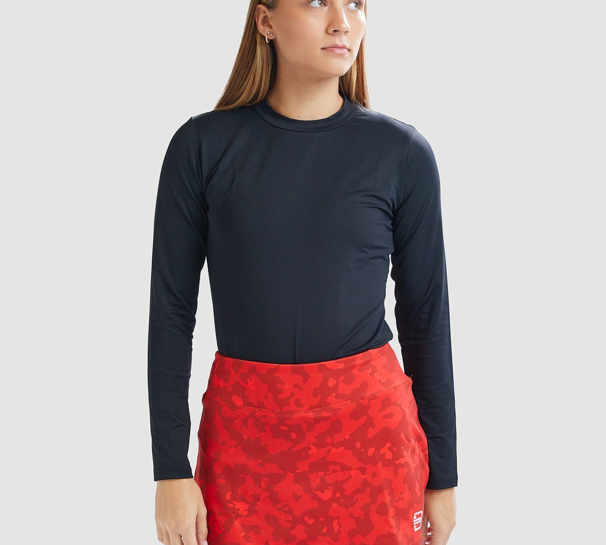 RED CAMO SKORT - BREXRAE